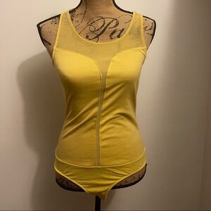 FREE 🤩 Ambiance Apparel Yellow Sheer Bodysuit